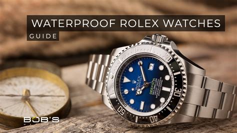 rolex datejust underwater|rolex waterproof tester.